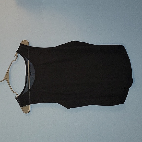 90 Degree By Reflex Tops - 90 Degree black open back tank top